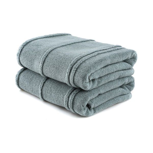 Зелени кърпи в комплект от 2 бр. от тери 50x90 cm Arden – Foutastic