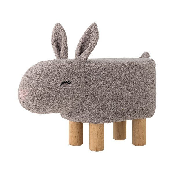 Сива детска табуретка Percey – Bloomingville Mini