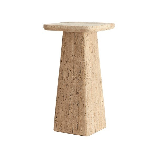 Странична масичка с скаменен плот за маса 30x30 cm Kepami – Light & Living-image-2