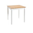 Трапезна маса от борова дървесина с бяла конструкция , 70 x 70 cm Sydney - Bonami Essentials
