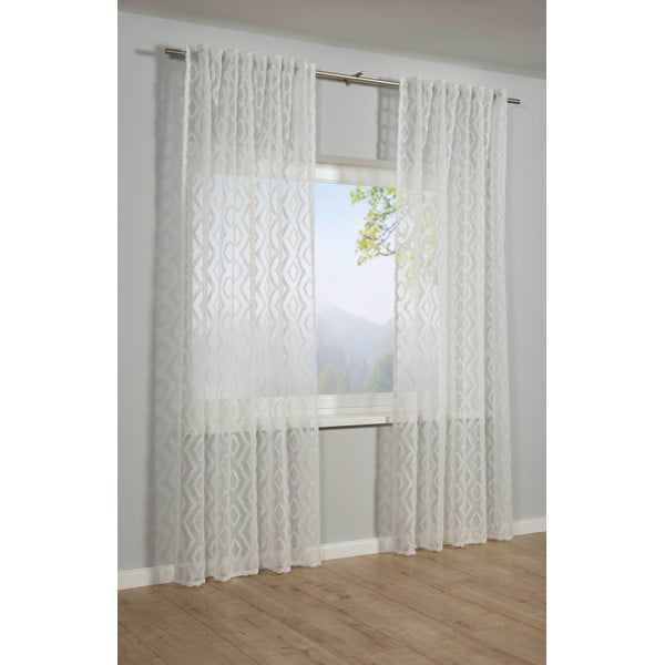 Бяла завеса 140x245 cm Diamant Scherli – Sehlbach-image-1