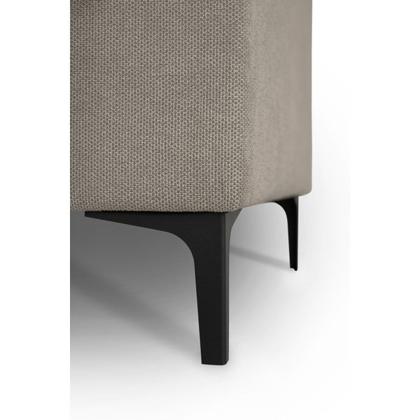 Светлокафяв шенилов ъглов диван (десен ъгъл/U форма) Fabian – Scandic-image-4