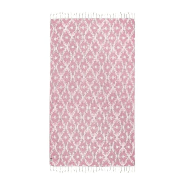 Розова хавлиена кърпа Kate Louise Calypso, 165 x 100 cm