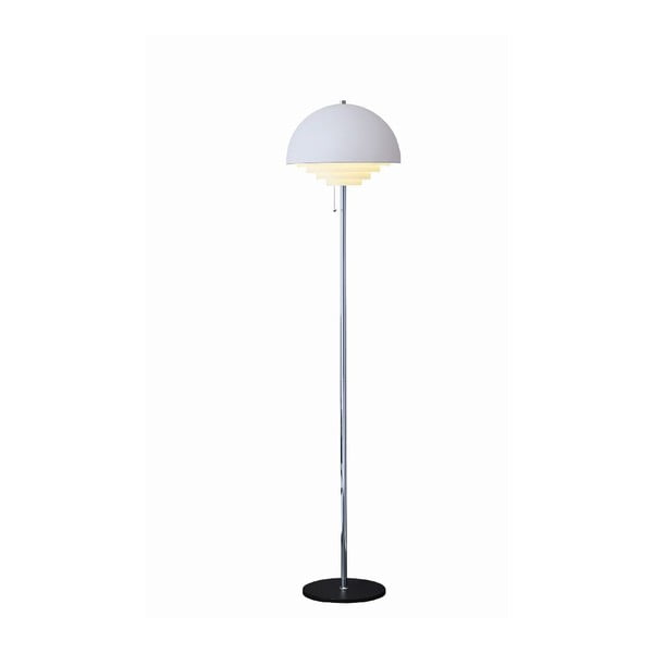 Bílá stojací lampa Herstal Motown