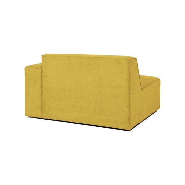 Модул на жълт велурен диван (десен ъгъл) Sting - Scandic-image-3