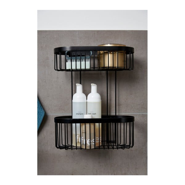 Кошница за стена Black Classic Plus 2 Tier - Wenko-image-1