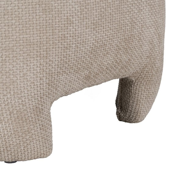 Бежова шенилова табуретка – Ixia-image-3