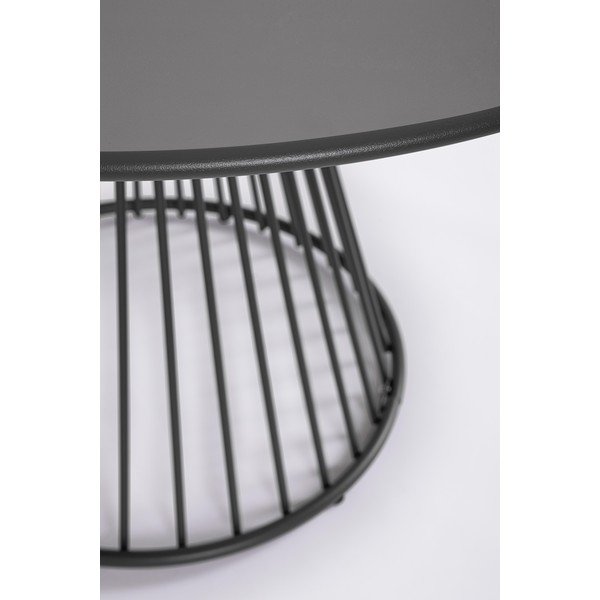 Стоманена кръгла градинска маса за хранене ø 120 cm Austin – Bizzotto-image-1