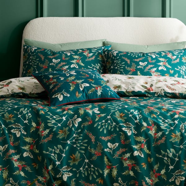 Кадифена декоративна възглавница 50x50 cm Winter Foliage – RHS-image-1