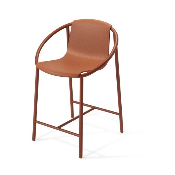 Пластмасов бар стол в тухлен цвят 90 см Ringo - Umbra-image-2