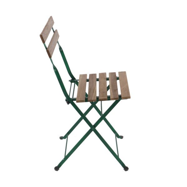 Зелен и бежов метален градински стол - Esschert Design-image-2