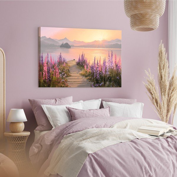Картина 113x85 cm Lupine Shore – Styler-image-1
