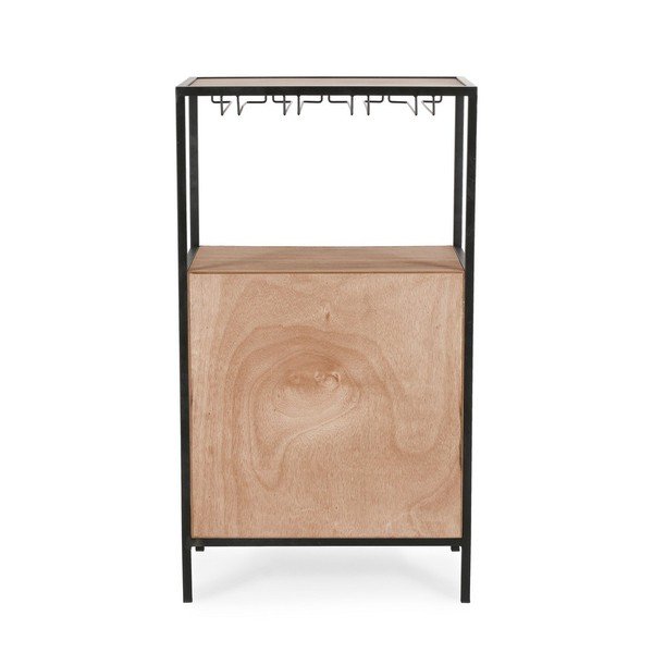 Шкаф за вино в естествен цвят брой бутилки 12, 51x91x30 cm Isaac – Yes Everyday-image-4