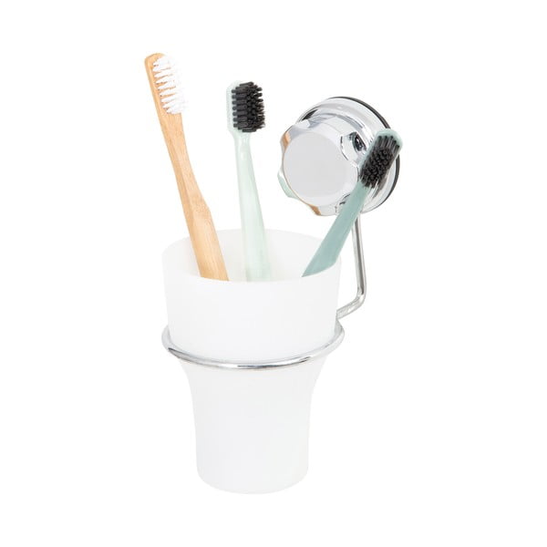 Метална чаша за четка за зъби в сребрист цвят Bestlock Bath - Compactor