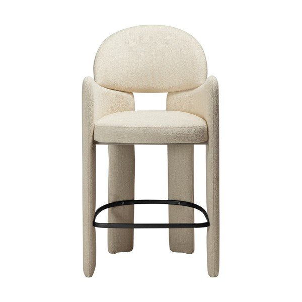 Бежов бар стол (височина на седалката 68,5 cm) Aole – DAN-FORM Denmark-image-2