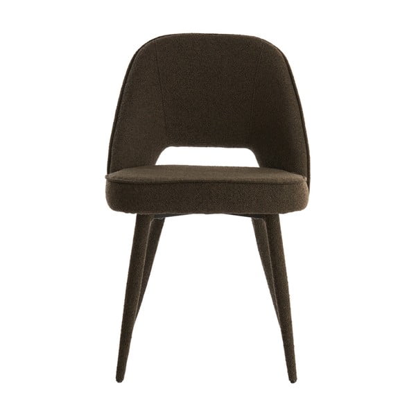 Тъмнокафяв трапезен стол Djeslin – Light & Living-image-1