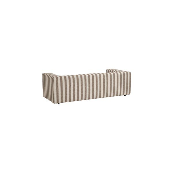 Кафяв/кремав шенилов диван 220 cm Lisa – Ellos Home-image-4