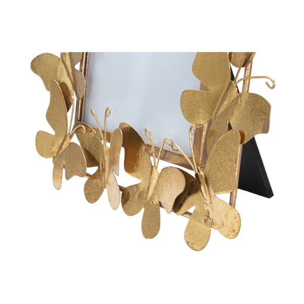 Метална стояща рамка в златисто 28x30,5 cm Butterfly – Mauro Ferretti-image-3