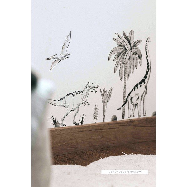 Лист със стикери 30x42 cm Dinosaurs & Plants - Lilipinso-image-1