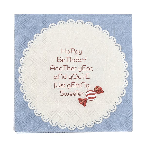 Хартиени салфетки в комплект от 20 бр. Oscar – Bloomingville Mini-image-2