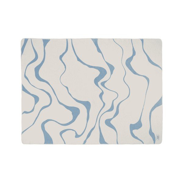 Синьо /кремаво одеяло 150x200 cm Felu – noo.ma-image-3