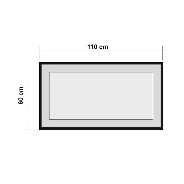 Стенно огледало Simply, 110 x 60 cm - Wallity-image-1