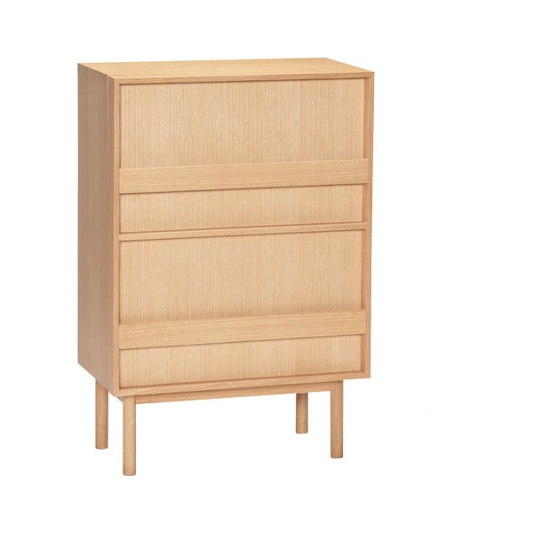Шкафче от дъбов декор в естествен цвят 48x90 cm Forma – Hübsch