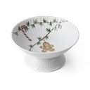 Бяла порцеланова купа с коледен мотив ø 16 cm Hammershøi Christmas – Kähler Design