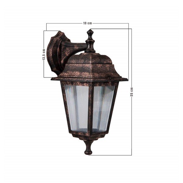 Nástěnné venkovní svítidlo v bronzové barvě Homemania Decor Montmarte-image-1