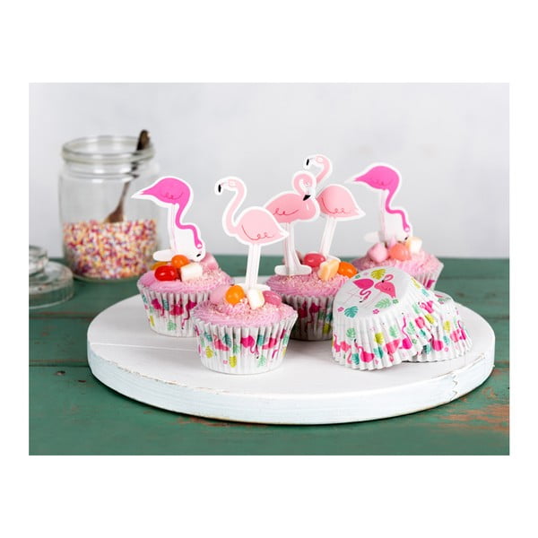 Set na zdobení cupcaků Rex London Flamingo Bay-image-2