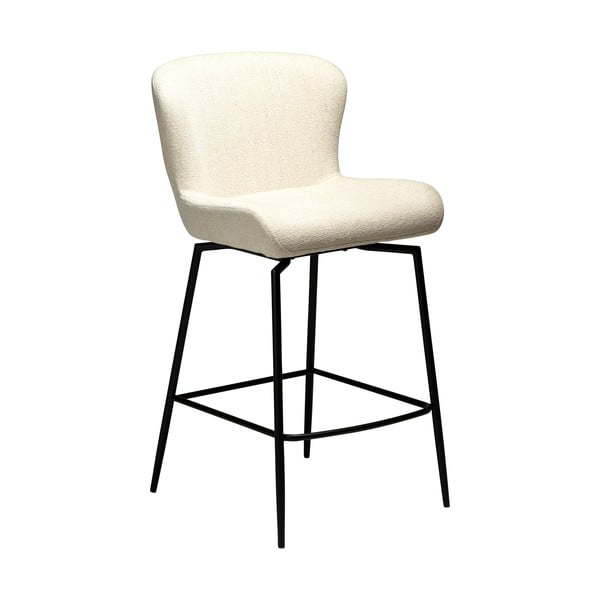 Кремав тапициран бар стол (височина на седалката 67,5 cm) Glam – DAN-FORM Denmark