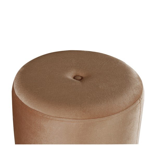 Кафяв пуф Ellen Magic Velvet, ⌀ 40 cm - JohnsonStyle-image-2
