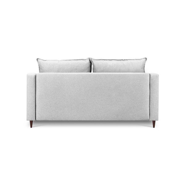 Диван от светлосиво кадифе Ancolie, 150 cm - Mazzini Sofas-image-3