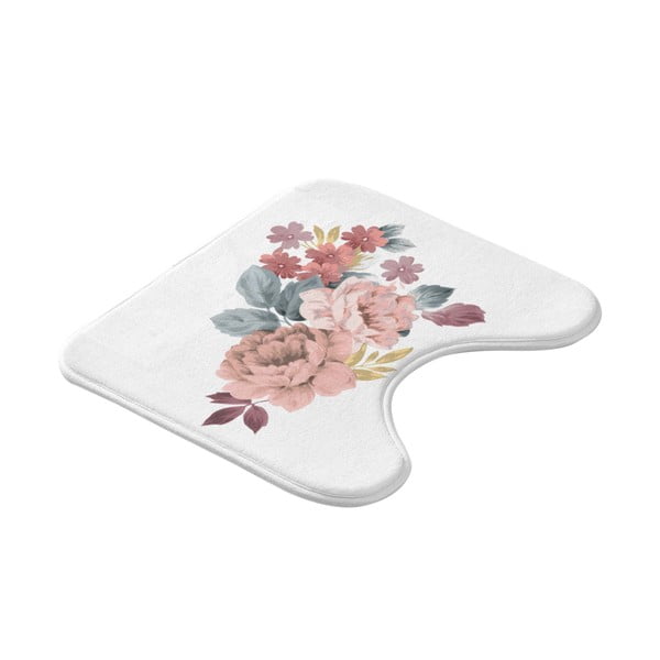 Бяло-розов килим за баня WC 45x45 cm Jayana – douceur d'intérieur-image-3