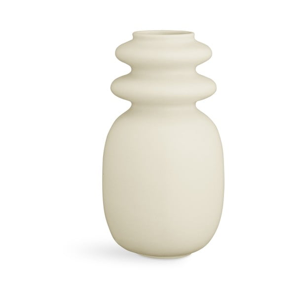 Krémově bílá keramická váza Kähler Design Kontur, výška 29 cm