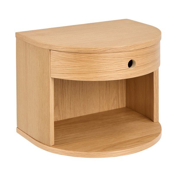 Нощно шкафче от декор от дъб  в светло естествен цвят Paron – Actona-image-2
