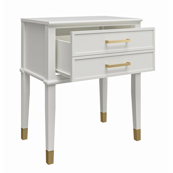 Бяло нощно шкафче Westerleigh – CosmoLiving by Cosmopolitan-image-3