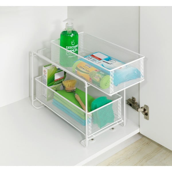 Бял кухненски органайзер Gioma - Wenko-image-1