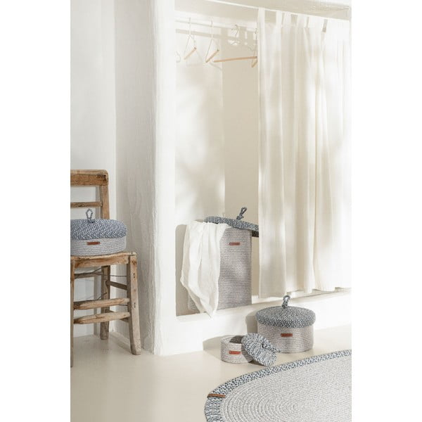 Декоративна кутия за съхранение на плат с капак - Mioli Decor-image-1