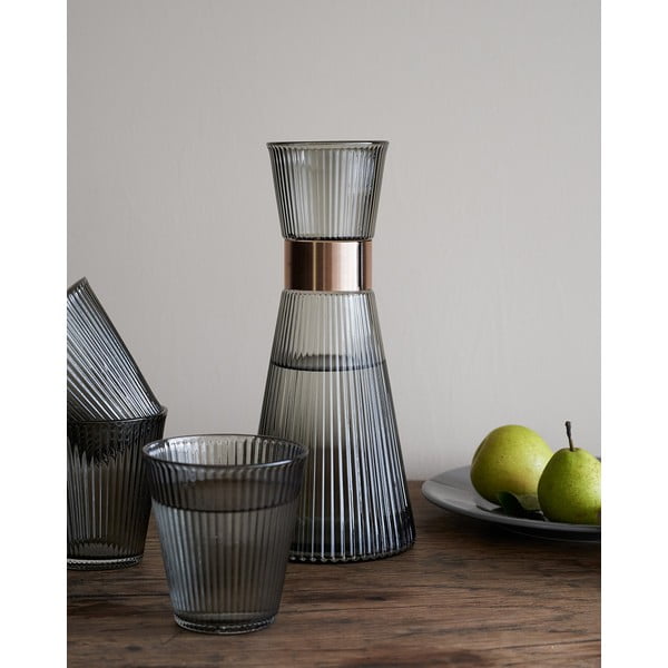 Декантер от сиво стъкло 1 л Grand Cru Nouveau - Rosendahl-image-1