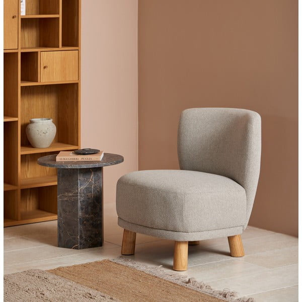 Мраморна кръгла странична масичка ø 50 cm Naxos – Actona-image-1