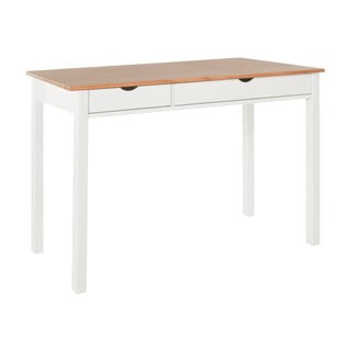 Работна маса от бял и кафяв бор, дължина 120 cm Gava - Støraa