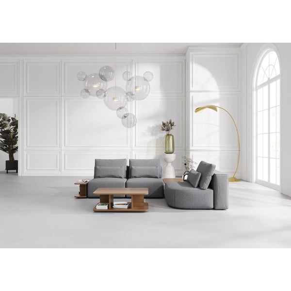 Сив модулен диван Riposo Ottimo – Sit Sit-image-1