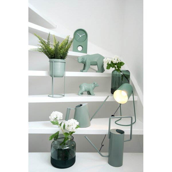 Zelená kovová konvička PT LIVING Grace, výška 20 cm-image-1