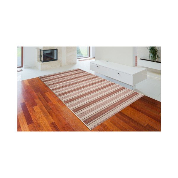 Бежов и червен килим на открито , 135 x 190 cm Riga - Floorita-image-3