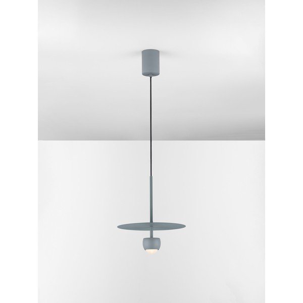 Сиво-синьо алуминиево LED висящо осветително тяло ø 30 cm Edem – Nova Luce-image-4