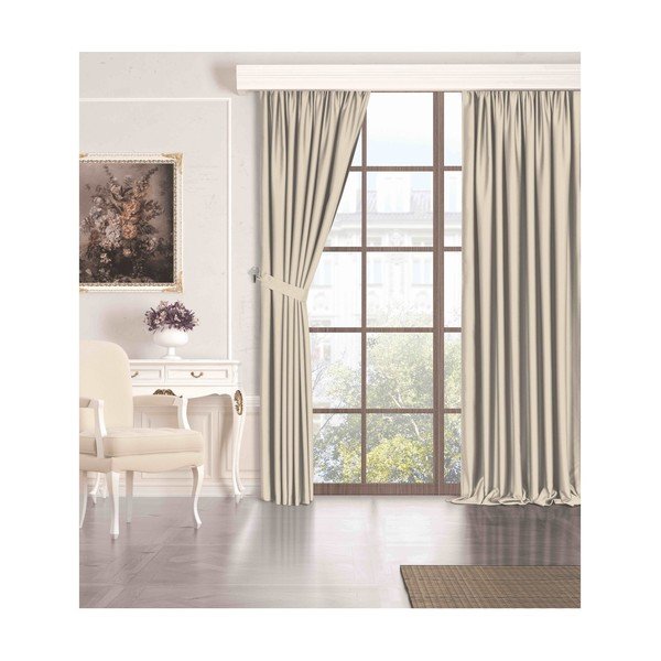 Бежово dimout перде 150x260 cm – Mila Home-image-2