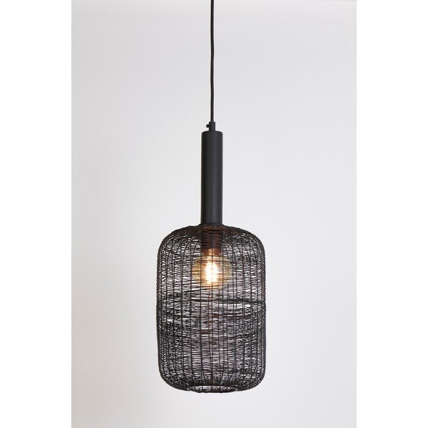 Черна лампа за таван ø 22 cm Lekang - Light & Living-image-1