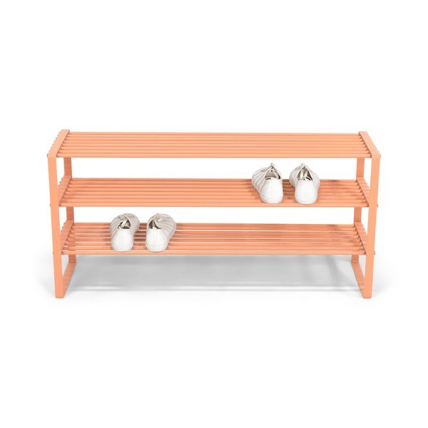 Стоманена стойка за обувки в цвят сьомга 100x48,5x29 cm Rex – Spinder Design-image-2