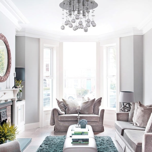 Stropní svítidlo Evergreen Lights Crido Drops Chrome, ⌀ 26 cm-image-1